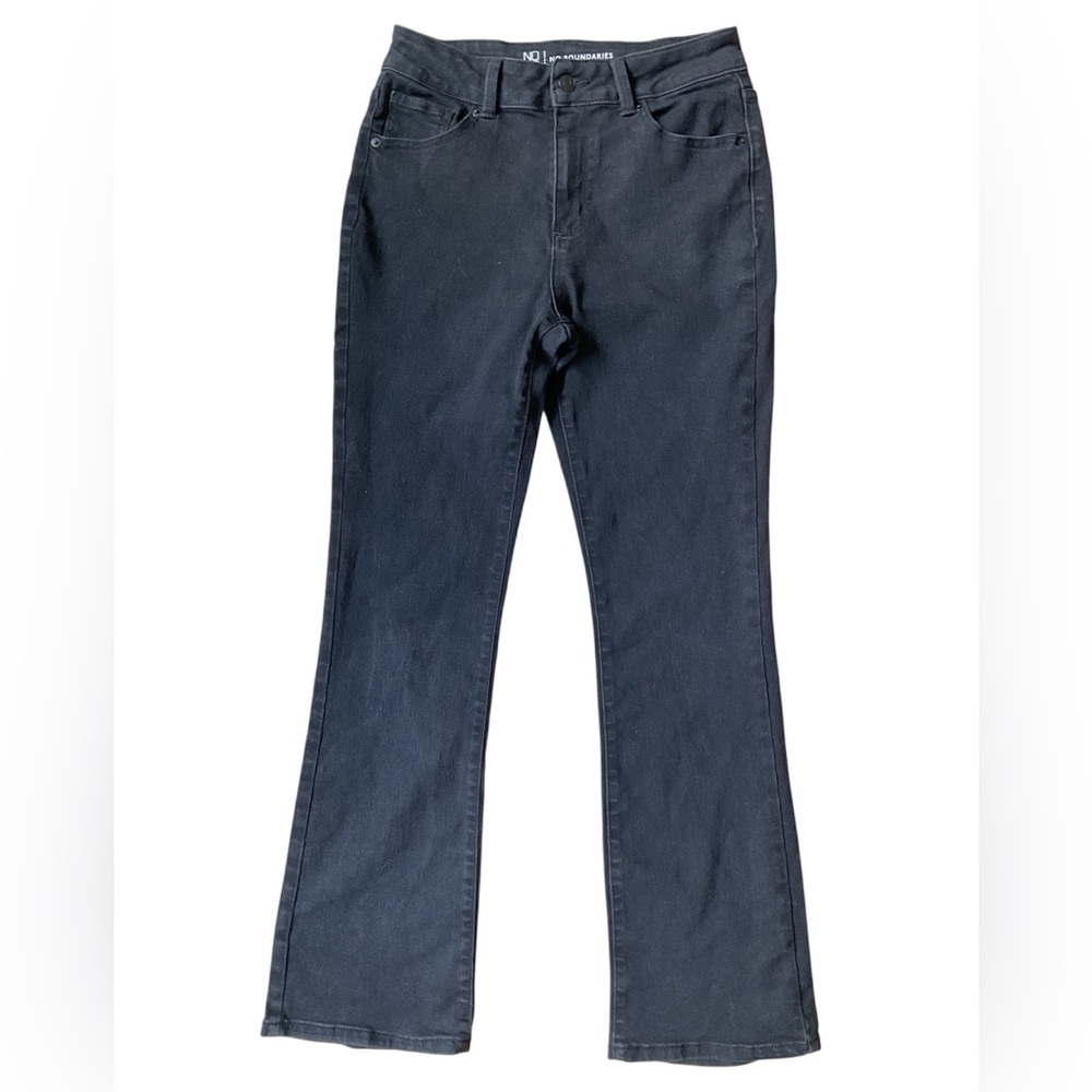 No Boundaries Black Jeans Size 11 Junior Stretch Mid Rise Denim Pants